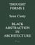 Black abstraction in architecture
