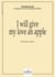 I will give my love an apple pour voix et violon
