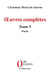 Oeuvres complètes Tome 5 : Poésies