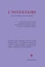 L'inventaire n.9 : printemps 2019