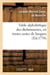 Table alphabétique des dictionnaires , en toutes sortes de langues & sur toutes sortes de sciences