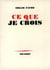 Ce que je crois