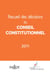 Recueil Des Decisions Du Conseil Constitutionnel 2011