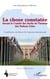 La chose constatée devant le Comité des droits de l'homme des Nations Unies : contribution à la théorie de l'expertise internationale
