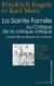La sainte famille - critique de la critique critique, contre Bruno Bauer et consorts