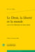 Le Droit, la liberté et la morale - la Moralité du droit pénal