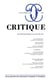 Revue Critique n.882 : Un phénoménologue au coeur du réel