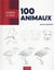 Dessiner au trait : 100 animaux