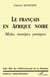 Le français en Afrique noire