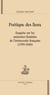 Poétique des lieux - enquête sur les mémoires féminins de l'aristocratie française (1789-1848)