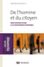 De l'homme et du citoyen - introduction à la philosophie politique