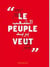 Le peuple veut