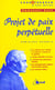 Projet de paix perpétuelle, d'Emmanuel Kant
