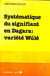 Systématique du signifiant en Dagara : variété Wúlé