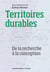 Territoires durables - de la recherche à la conception