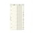 Recharges agenda - Exatime 17 pocket - 9.2 x 17 cm - Exacompta - 16 feuillets de répertoire alphabétique indexé