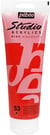 Tube 250 ml  de peinture acrylique Pébéo - Studio Acrylics High Viscosity - rouge foncé imitation