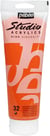 Tube 250 ml  de peinture acrylique Pébéo - Studio Acrylics High Viscosity - orange cadmium