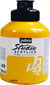 Pot 500 ml de peinture Pébéo - Studio Acrylics High Viscosity - Jaune de cadmium moyen - Fine - Opaque