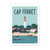 Affiche 50x70  «Cap ferret, le phare»