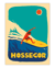 Affiche Hossegor surfeur - 50 x 70 cm