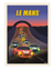 Affiche Le mans 24 heures - 50 x 70 cm