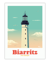 Affiche Biarritz - 50 x 70 cm - Le Phare