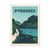 Affiche 50x70 «pyrenees, val d azun»