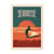 Affiche 50x70 "seignosse, surfing"