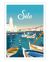 Affiche Sète Meditérrannée - 50 x 70 cm