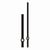 Aiguilles pour horloge Droites 13 et 10 cm