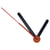 Aiguilles noires trotteuses 30 et 40 mm.