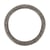 Anneau plat métal argent - 3,7 cm