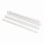 25 anneaux plastiques 1.25 cm blanc
