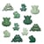 Lot boutons - amis de la mare