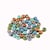 50 perles de bois rondes 10 mm Créalia - Bleu