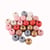 25 perles de bois rondes 20 mm Créalia - Corail