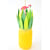 Lot de 24 pailles en carton - Blanc et or