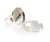 Bague ronde à décorer et cabochon - Argent