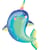 Ballon - Forme Licorne des mers