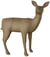 Support à décorer Décopatch - Biche XL - Papier mâché - 96 x 31 x 10 cm