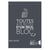 Bloc-notes Cultura - Gris -  A4 21 x 29,7 cm - 80 feuilles petits carreaux
