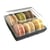 Boîte 6 macarons - noire - Cerf Dellier