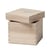 Boîtecarrée en bois - 12 cm