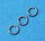 Boite De 60 Anneaux 7Mm Platin Boite De 60 Anneaux 7Mm Platine