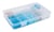Lot de 61 perles en silicone et bois - Bleu clair 