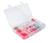 Lot de 61 perles en silicone et bois 