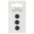 Bouton 2 trous x3 - marine - 12mm