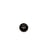 Bouton 4 trous - noir -11mm