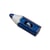 Bouton crayon - bleu - 15mm